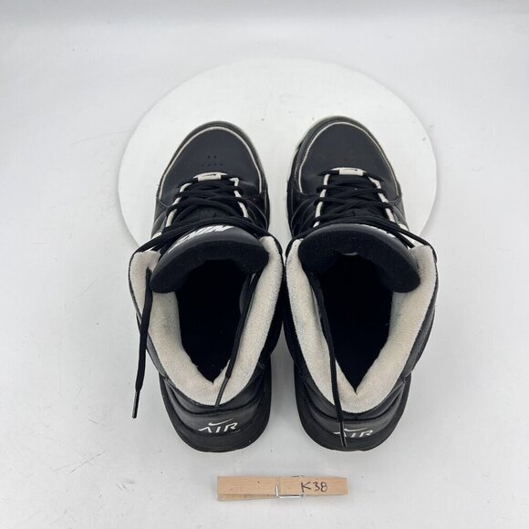 Nike Air Team Trust Flex Men Size 10 366167-011 Black Athletic Basketball Shoes - Picture 7 of 11